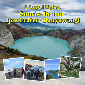 5D4N Bromo Ijen Banyuwangi Tour