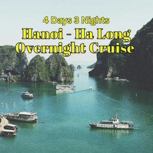 4D3N Northern Vietnam Hanoi Ha Long Overnight Cruise