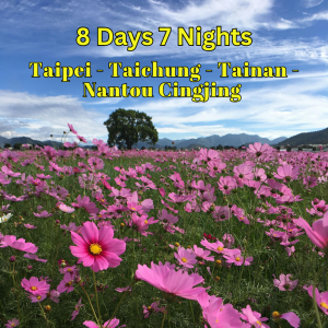 8D7N Taipei – Taichung – Tainan – Nantou Cingjing